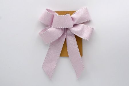 Sparkly Pink 5 Loops Ribbon Bow_BW637-DK1680-3